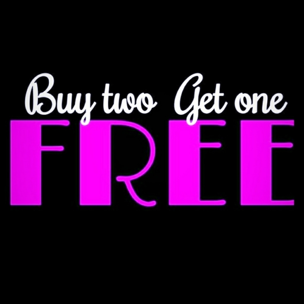 Buy any two of my items get the third free at request only...